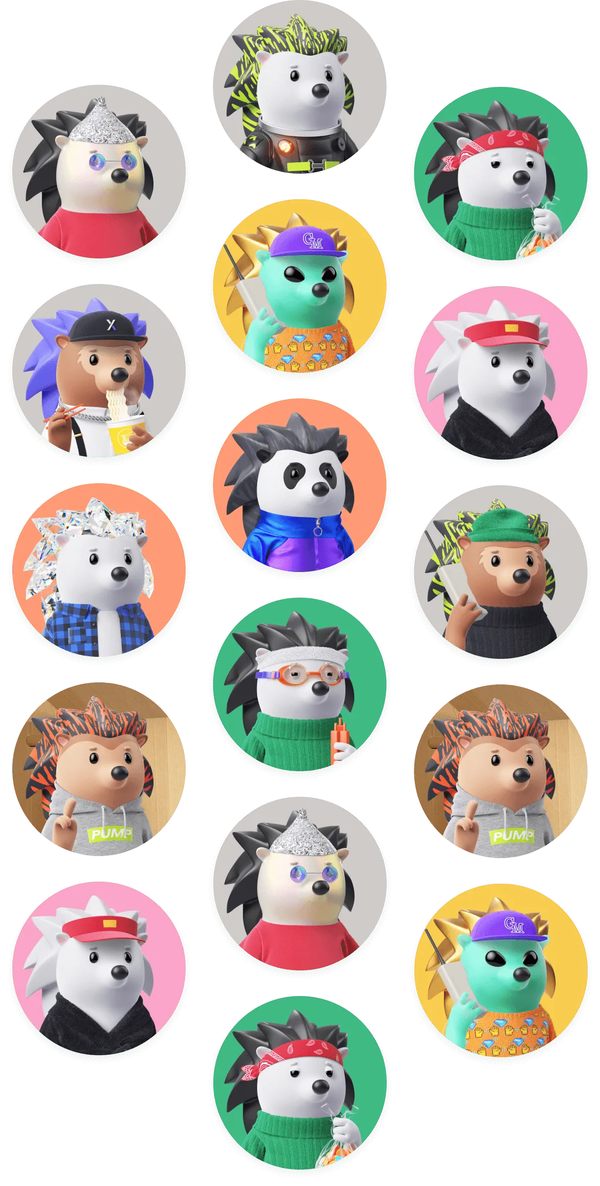 Hedgies nft images